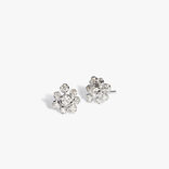 Annoushka Deco 18ct White Gold Diamond Feather Stud Earrings