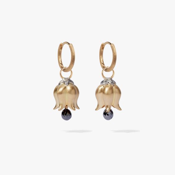 Annoushka 18ct Gold Tulip Diamond Drop Earrings