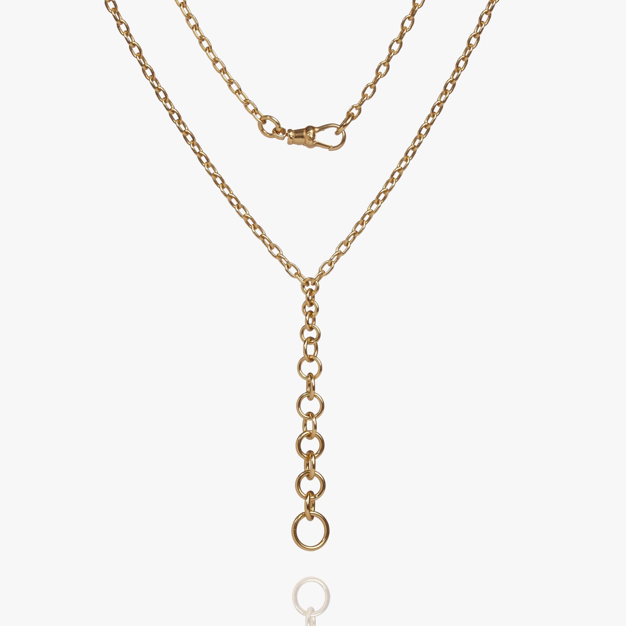 gold charm necklace