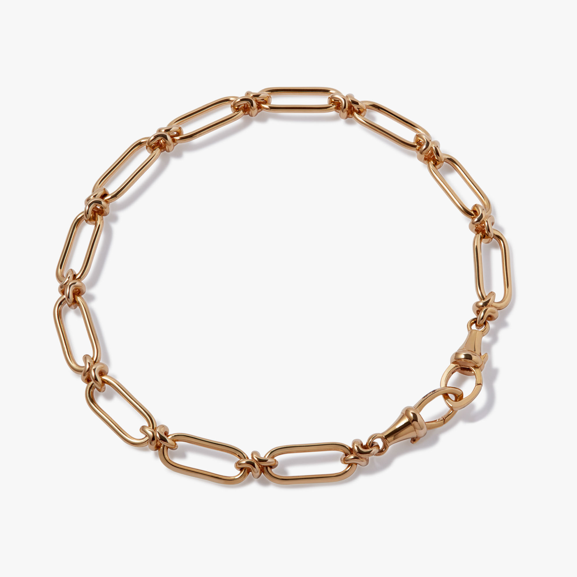 Annoushka Knuckle 14ct Yellow Gold Bold Chain Bracelet