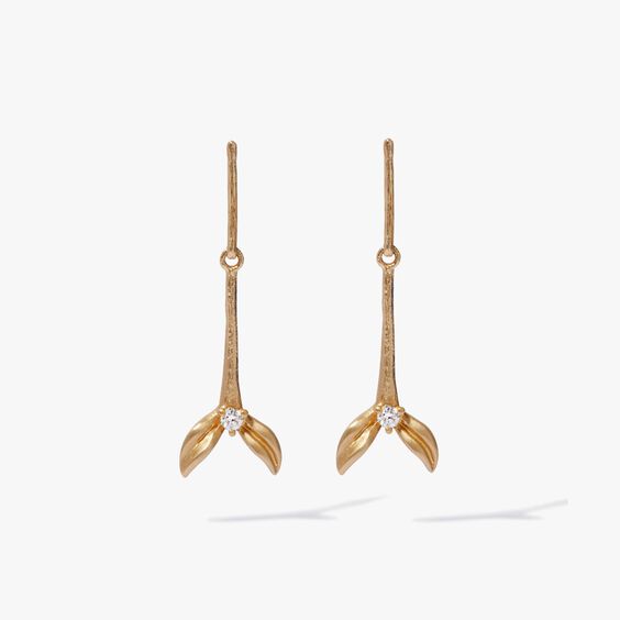 Annoushka 18ct Gold  Tulip Diamond Earrings