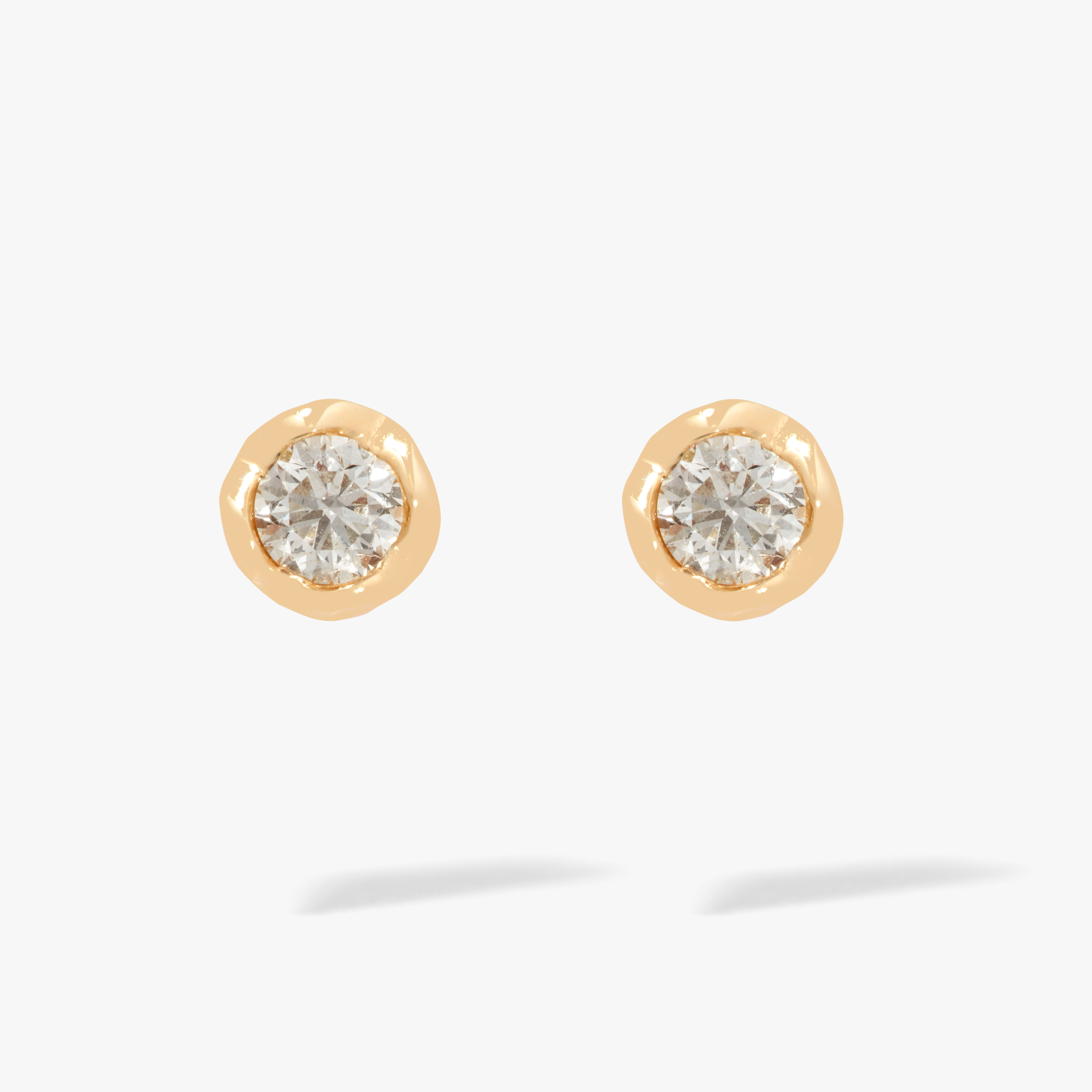 Ct Yellow Gold Diamond Stud Earrings Annoushka Uk