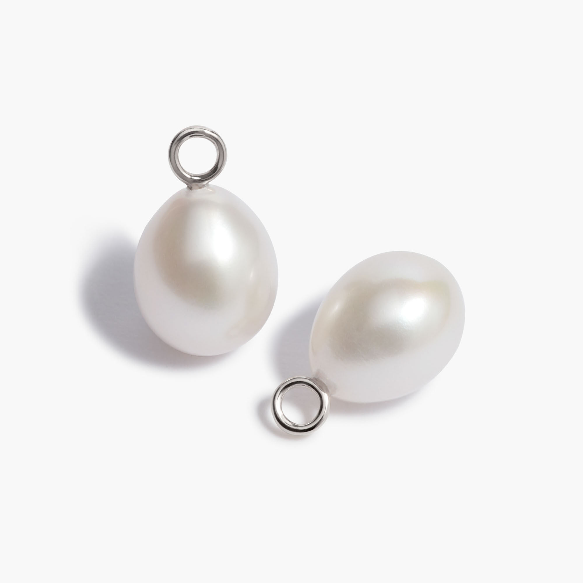 18ct White Gold Baroque Pearl Earring Drops — Annoushka Canada