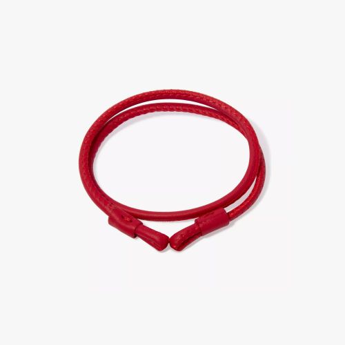 35cms Red Leather Bracelet