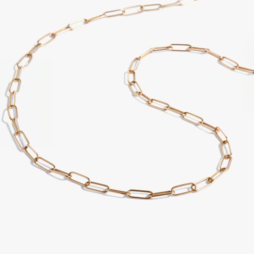 Gold Short Mini Cable Chain Necklace