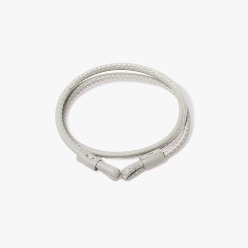 41cms Cream Leather Bracelet