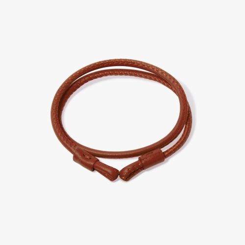 41cms Brown Leather Bracelet