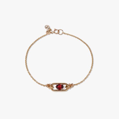 Garnet January Birthstone Bracelet