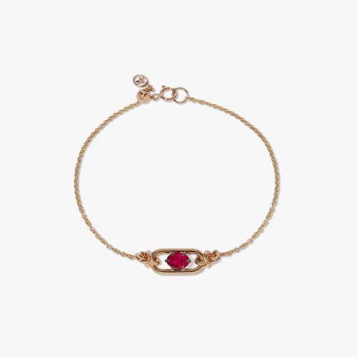 Gem Set Ruby July Bracelet 