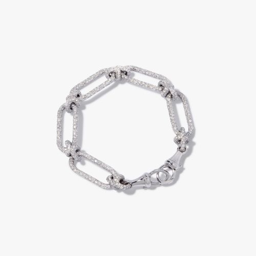 Knuckle Heavy Diamond Chain Bracelet 