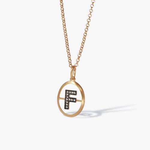 Initial F Necklace