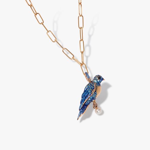 Mythology Bluebird Necklace