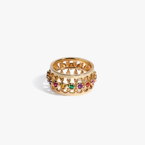 Whoopsie Daisy & Crown Ring Stack