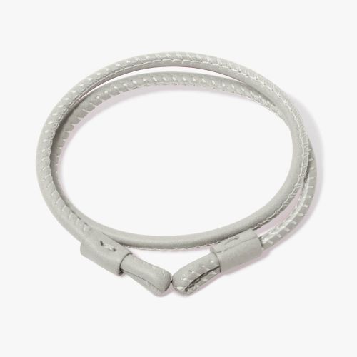 41cms Cream Leather Bracelet