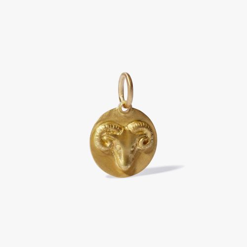 Zodiac 18ct Yellow Gold Aries Pendant