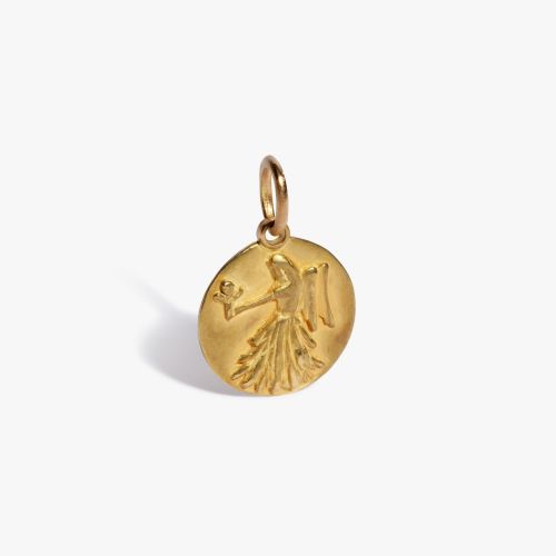 Zodiac 18ct Yellow Gold Virgo Pendant