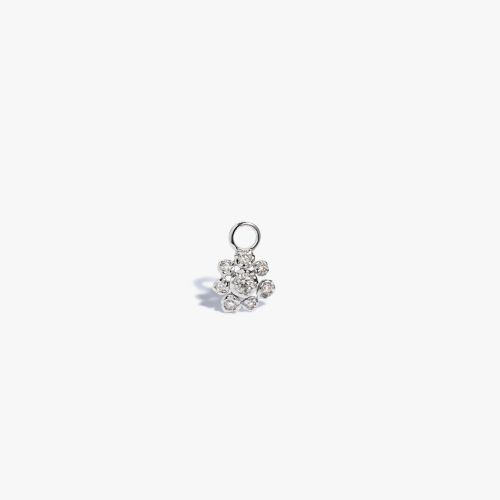 Whoopsie Daisy 18ct White Gold Diamond Earring Drop