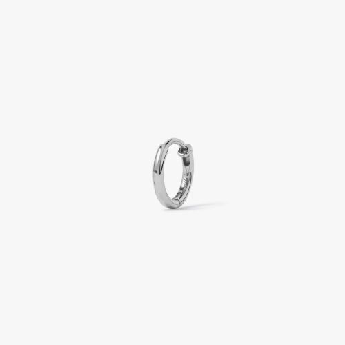 14ct White Gold Small Hoop Earring