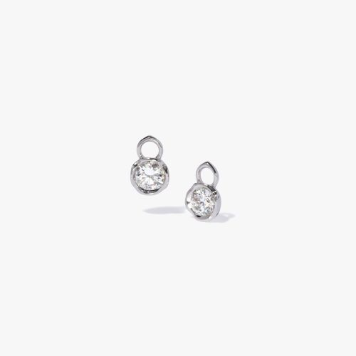 Small Hoop Whoopsie Daisy 0.50ct Diamond Earrings