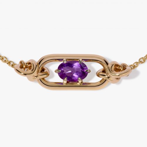 Amethyst February Birthstone Bracelet 