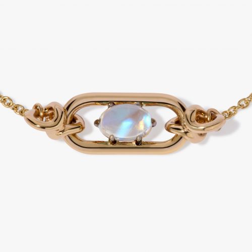 Moonstone June Birthstone Bracelet 