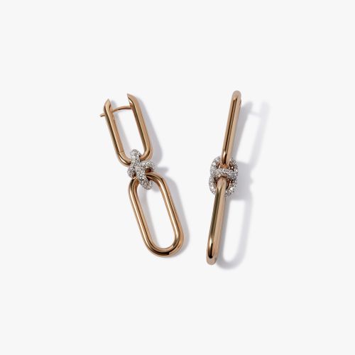 Knuckle Dust Double Hoop Earrings