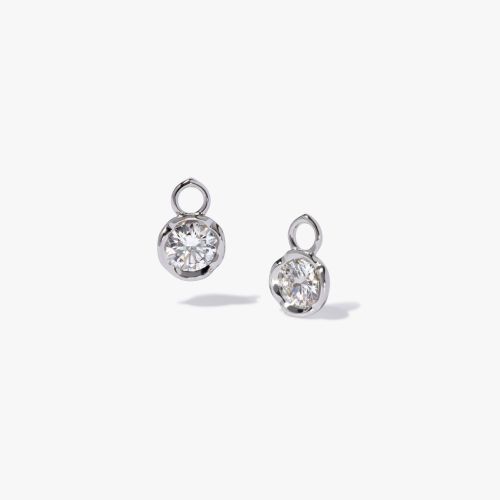 Small Hoop Whoopsie Daisy 0.70ct Diamond Earrings 