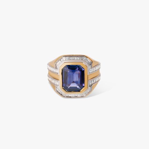 Tanzanite & Diamond Ring