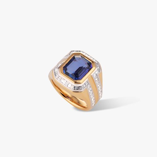 Tanzanite & Diamond Ring