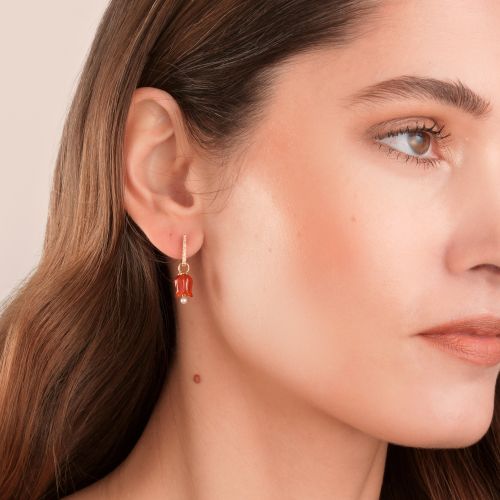 Tulips Diamond Earrings