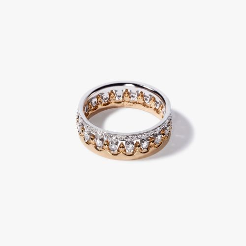 Crown Diamond Ring Stack