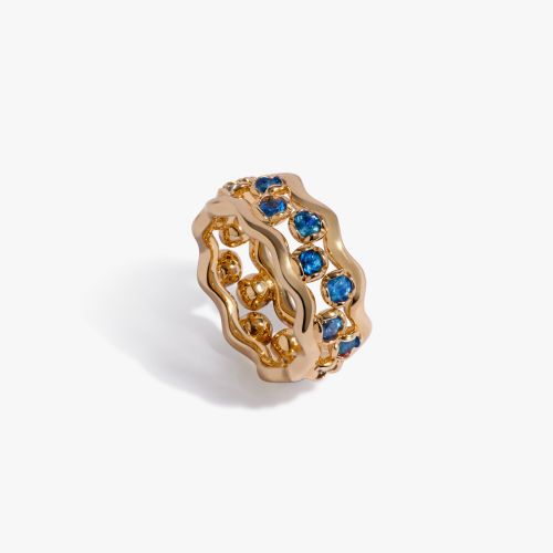 Whoopsie Daisy Sapphire Ring Stack