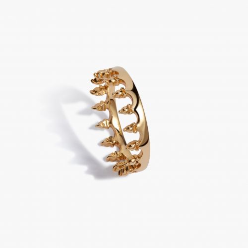 Crown 18ct Gold Ring