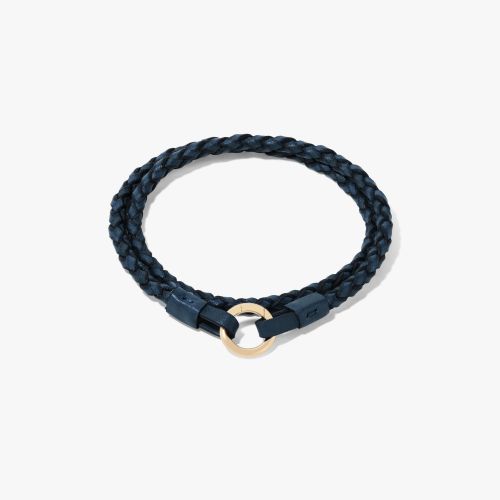 Leather Gold Lovelink Bracelet