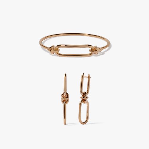 Knuckle Bangle & Earrings Gift Set 