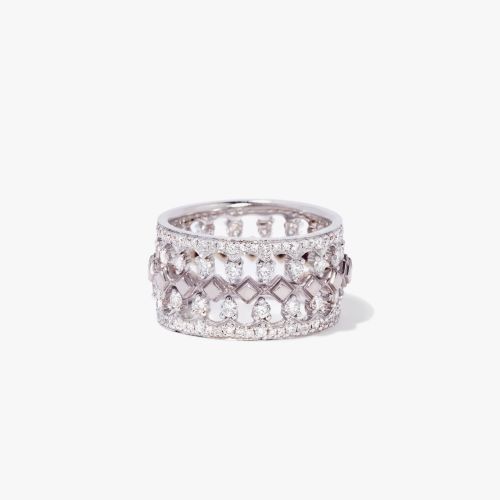 Crown & Stepping Stone Ring Stack