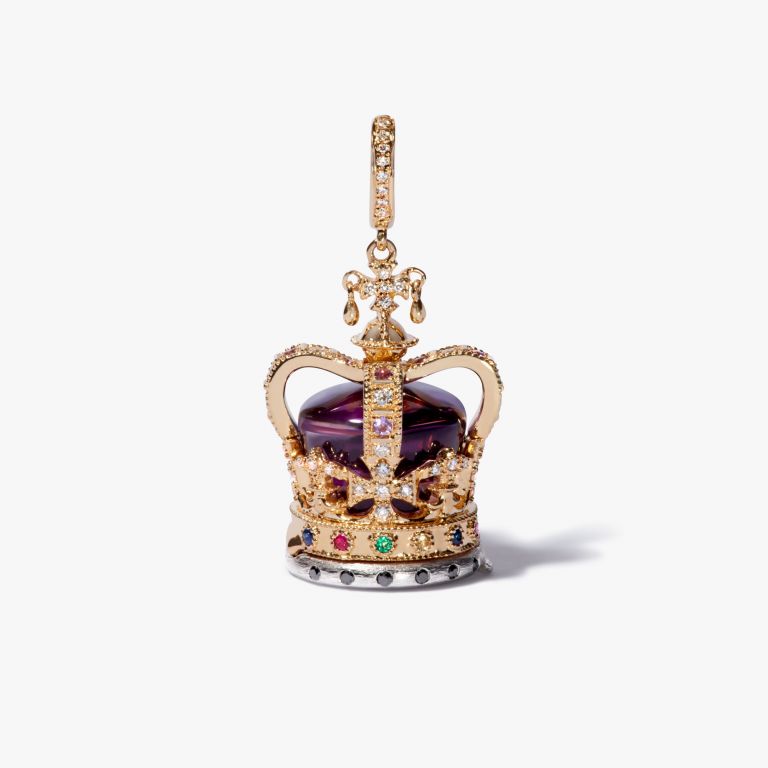 Coronation Crown Charm Bracelet