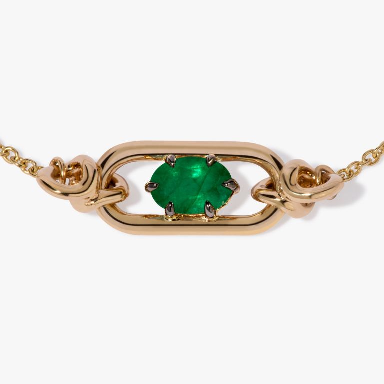 Emerald May Birthstone Bracelet 