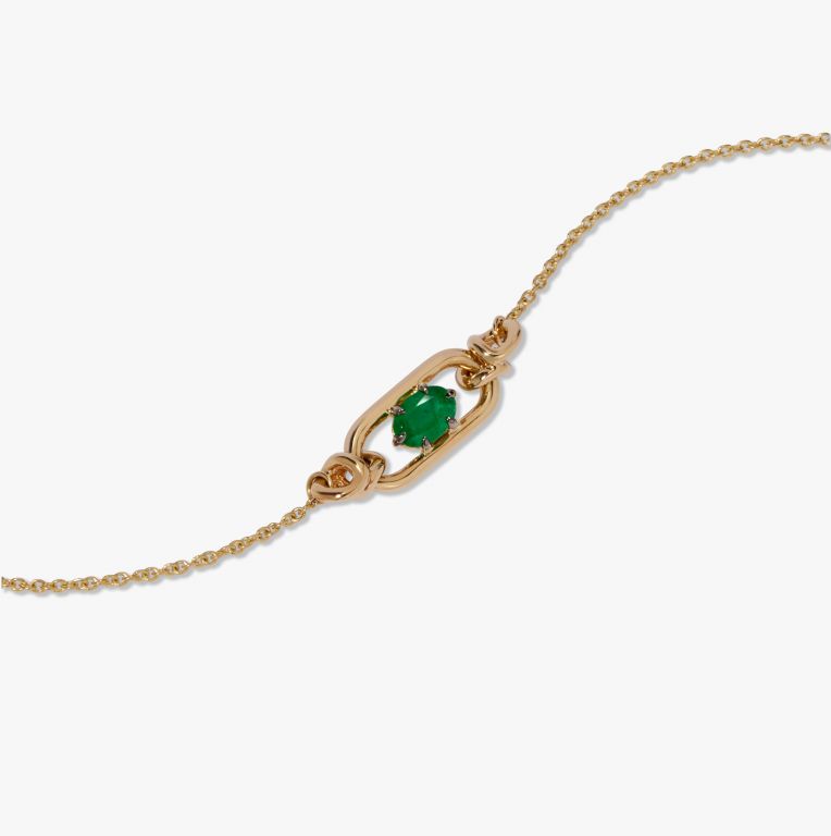 Emerald May Birthstone Bracelet 