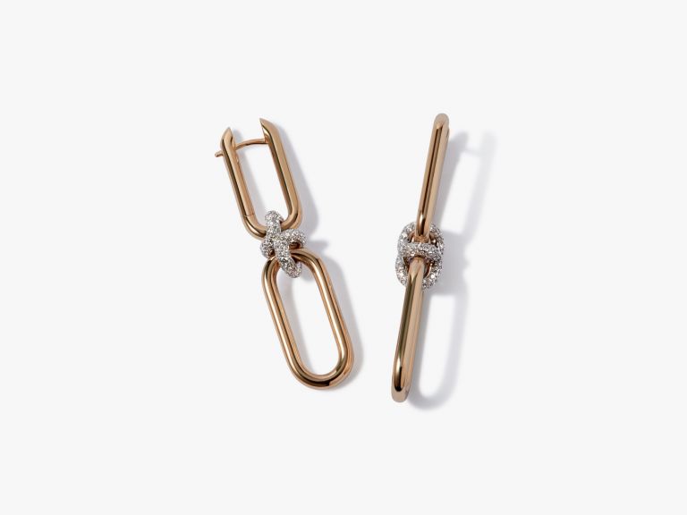 Knuckle Dust Double Hoop Earrings