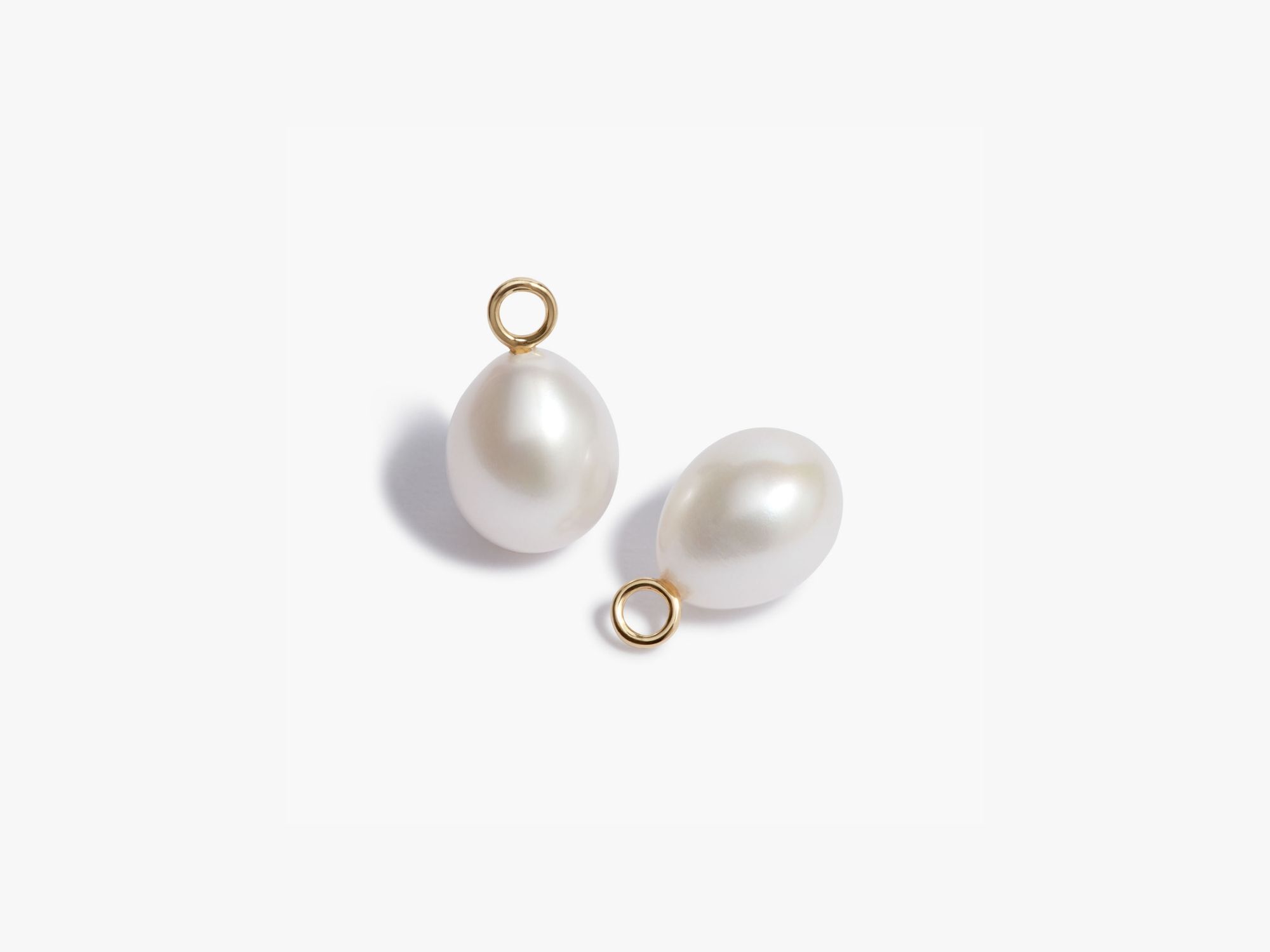 Gold Baroque Pearl Earring Drops