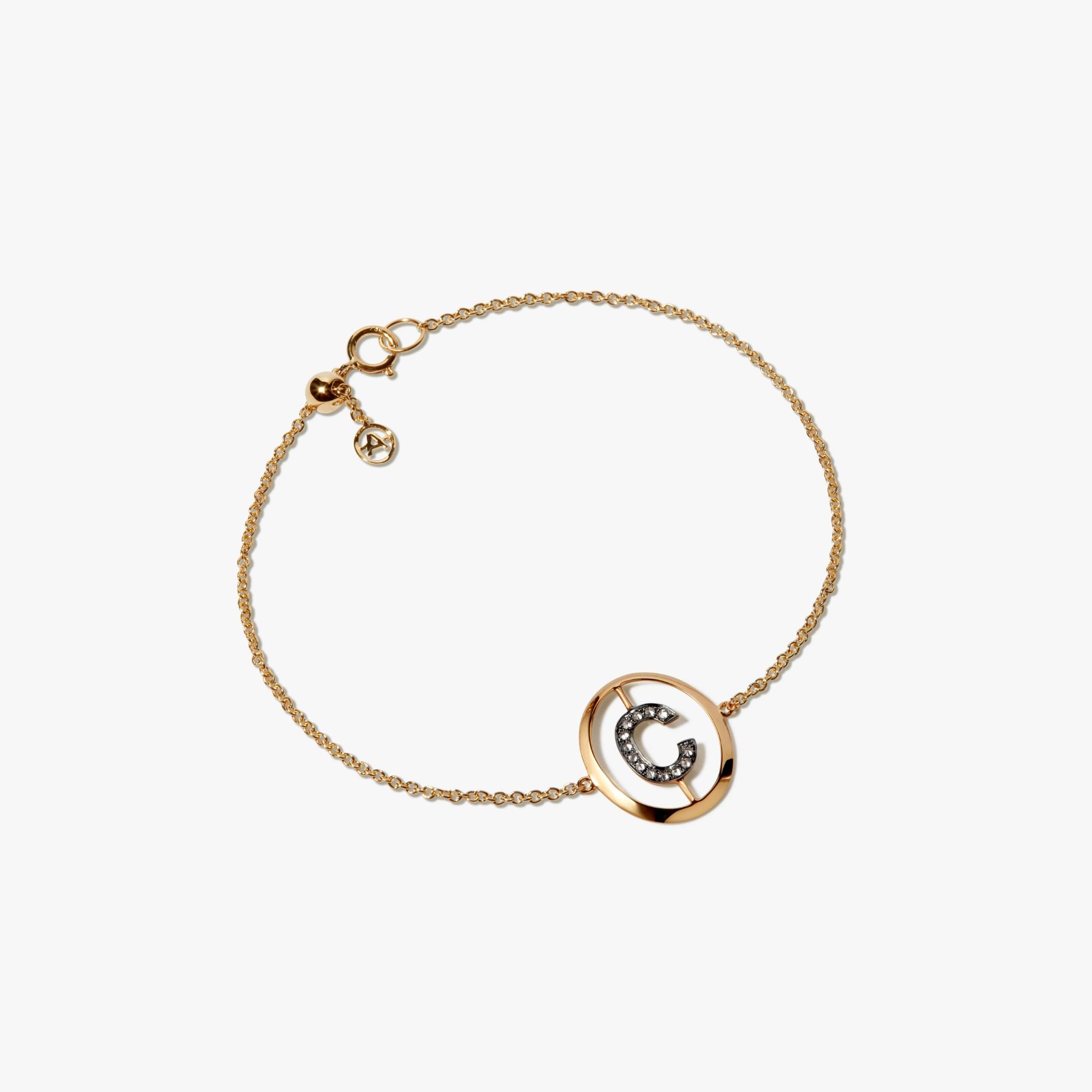 Initials C Bracelet