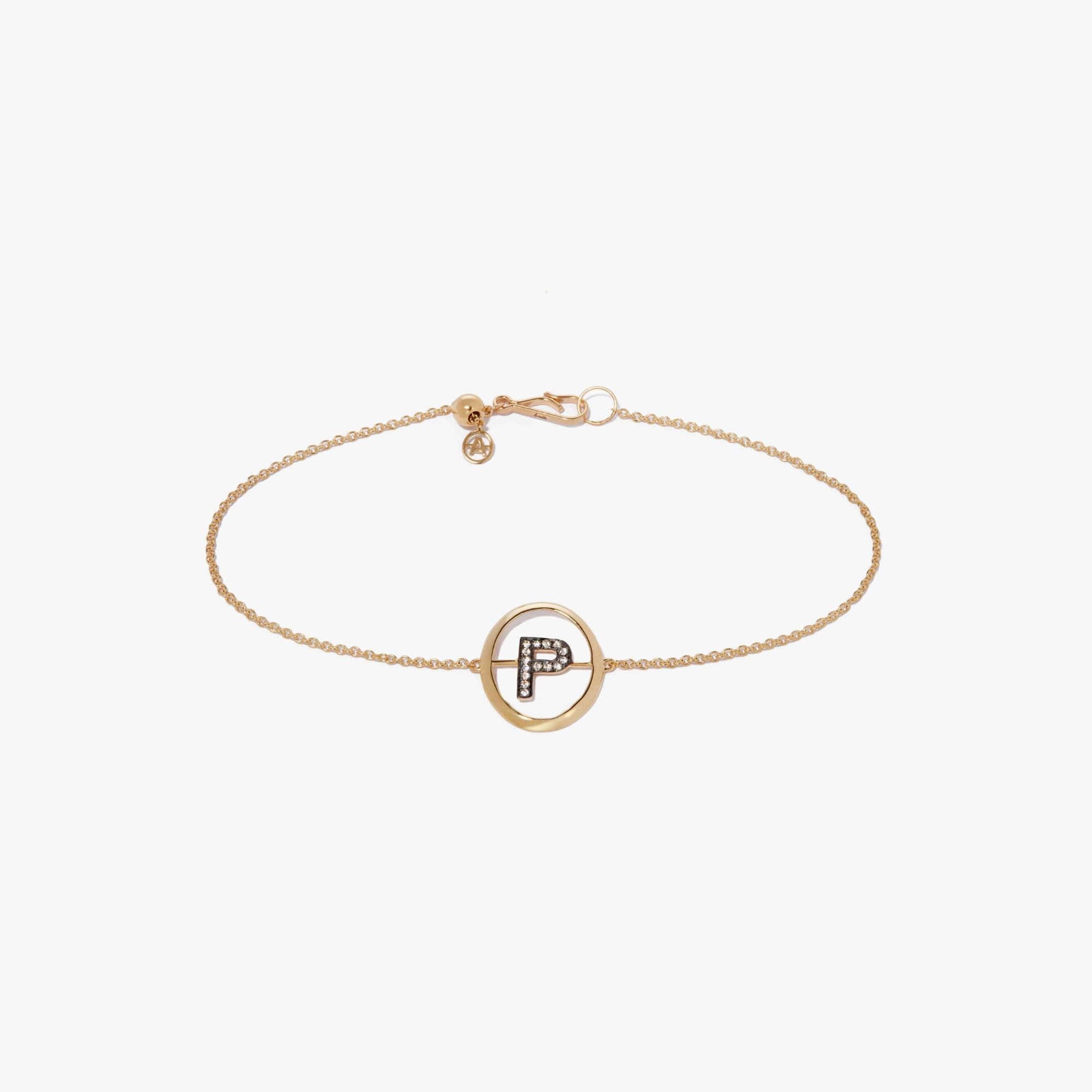 Initials P Bracelet