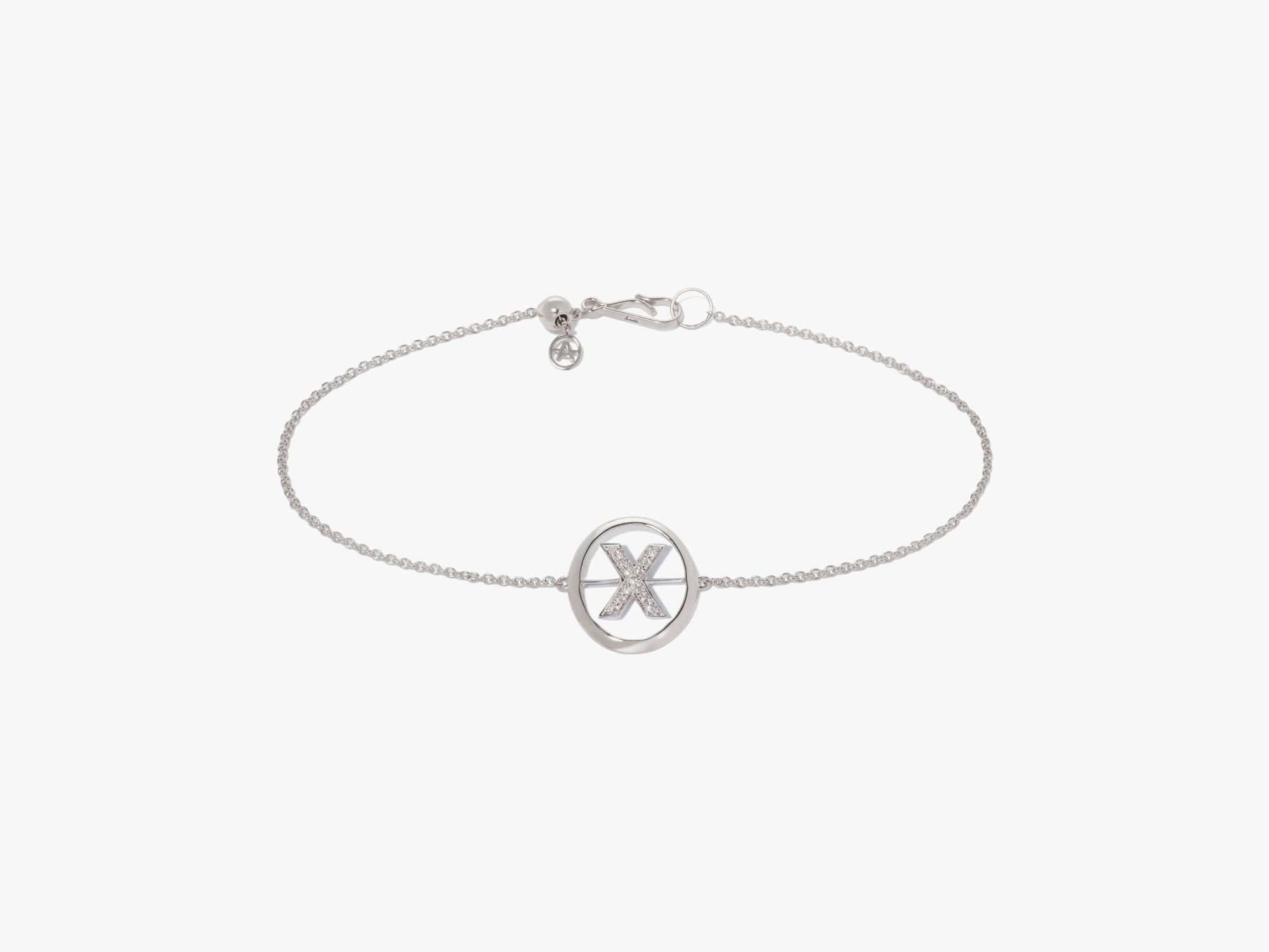 Initials Diamond X Bracelet