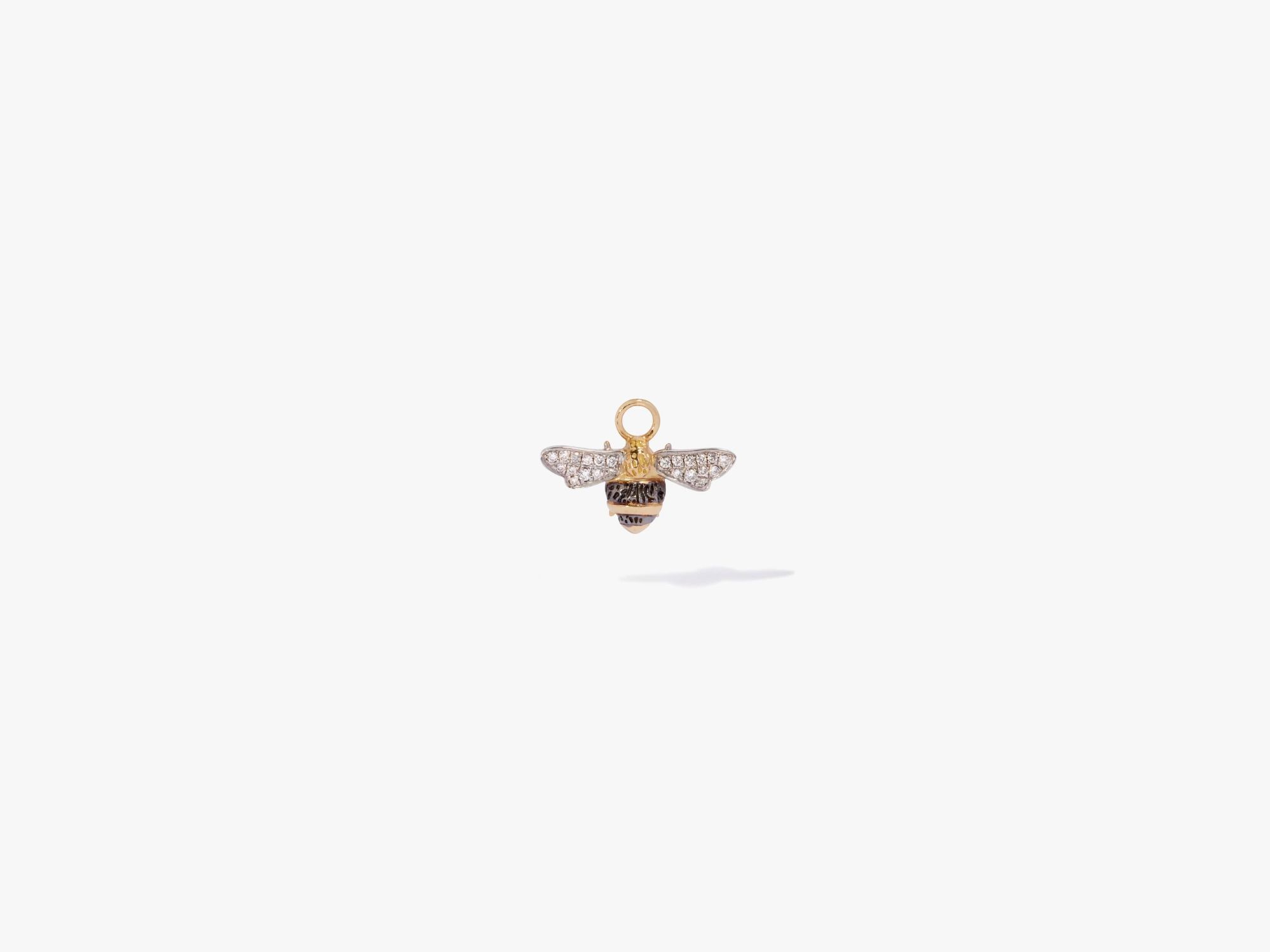 Diamond Bee Earring Drop
