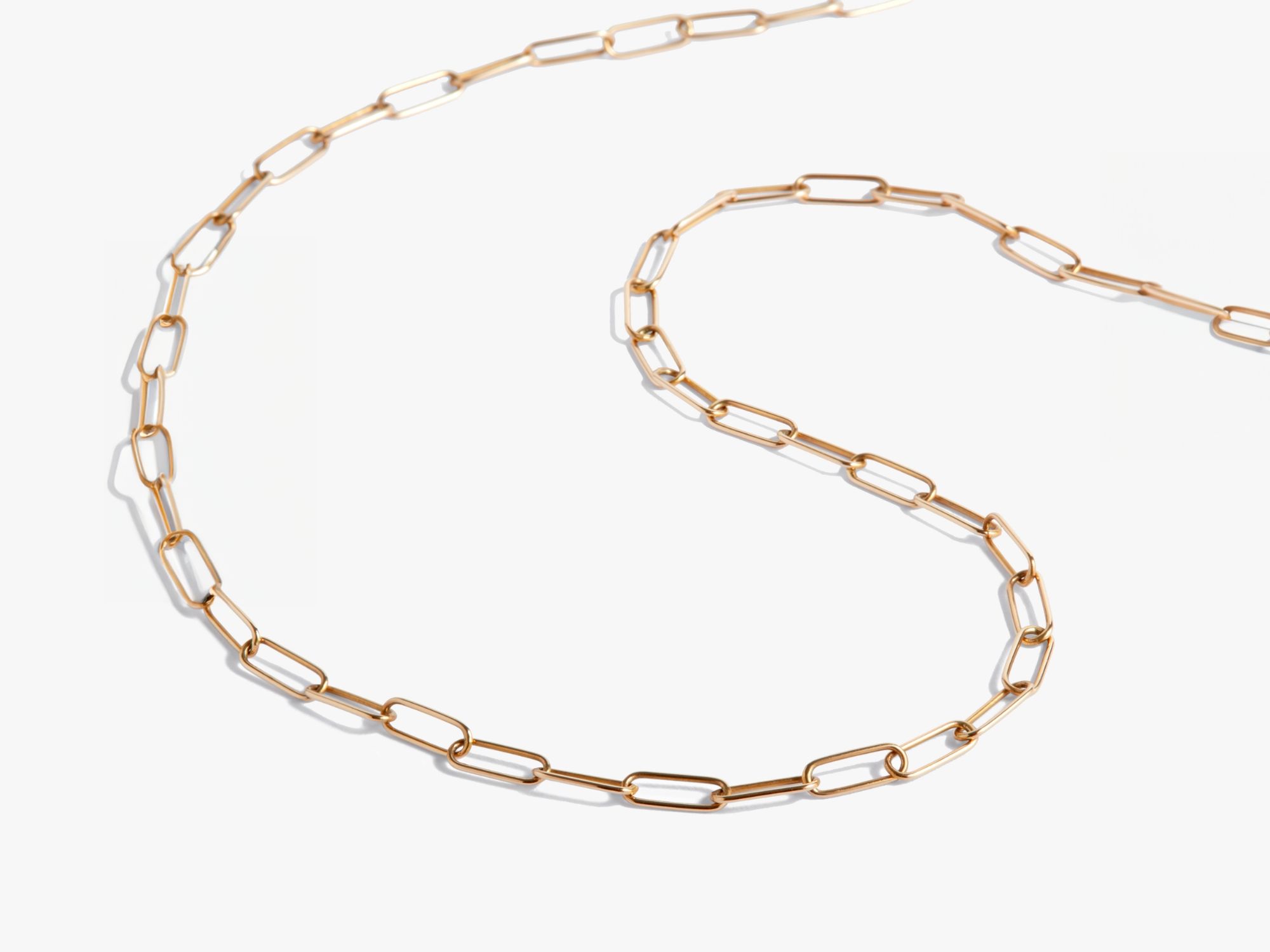 Gold Short Mini Cable Chain Necklace