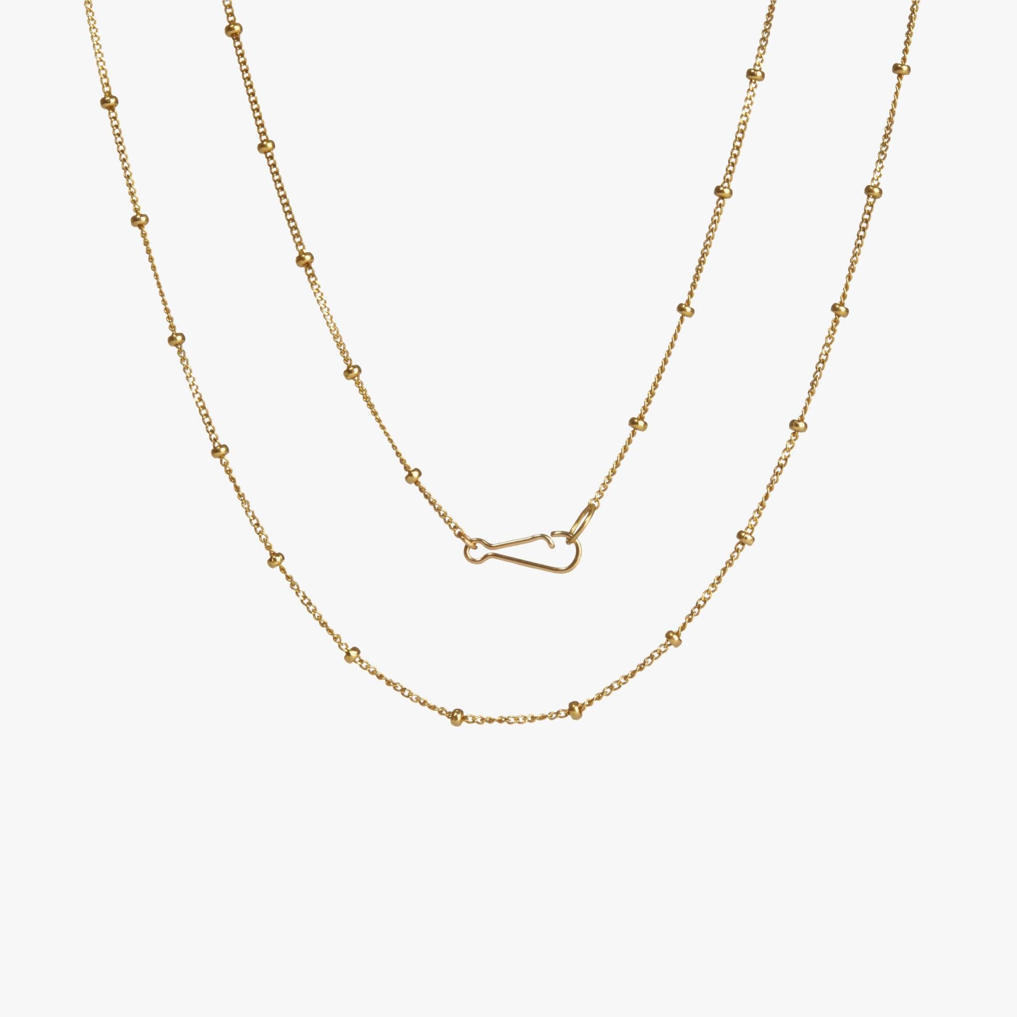 Saturn Long Chain Necklace
