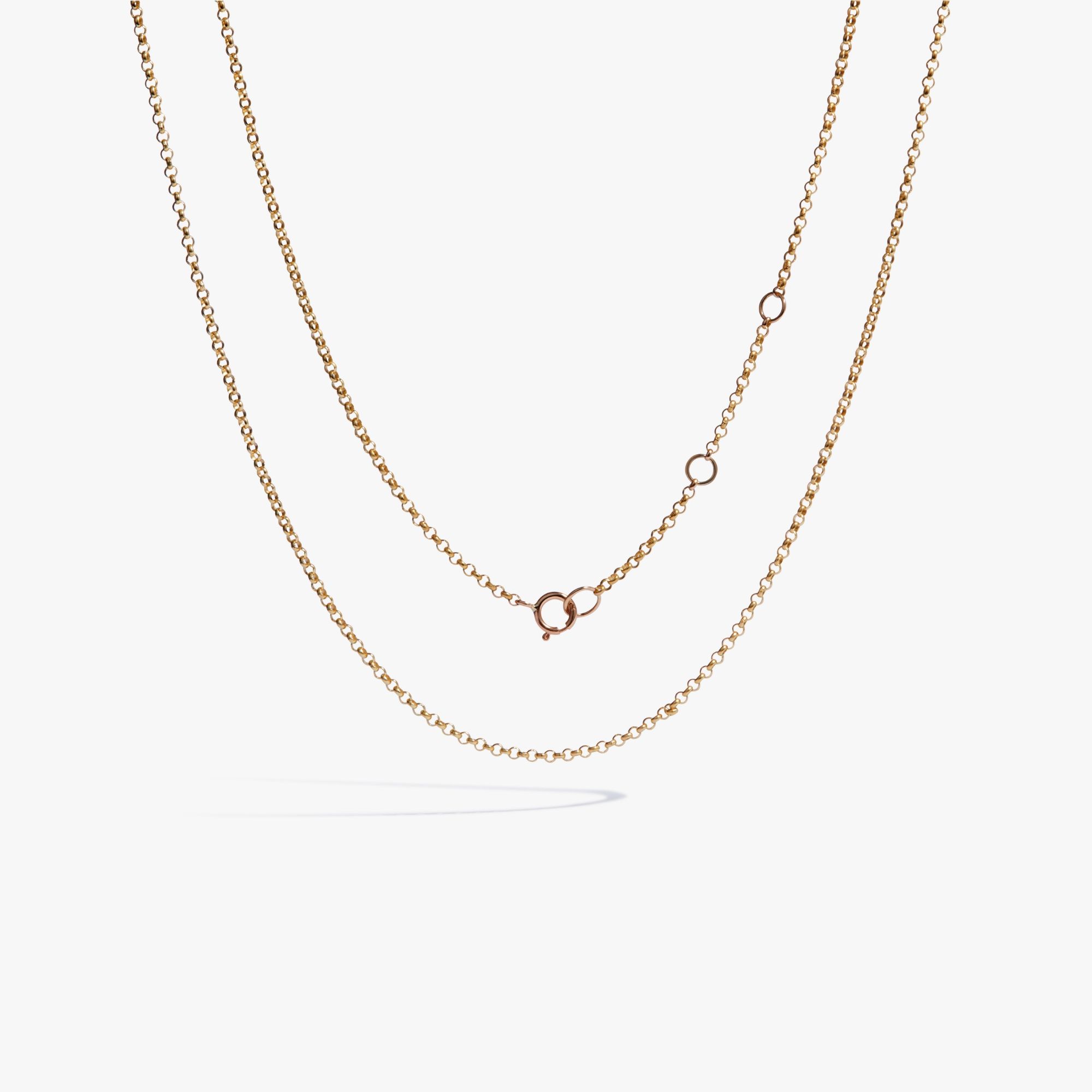 Gold Mini Belcher Chain