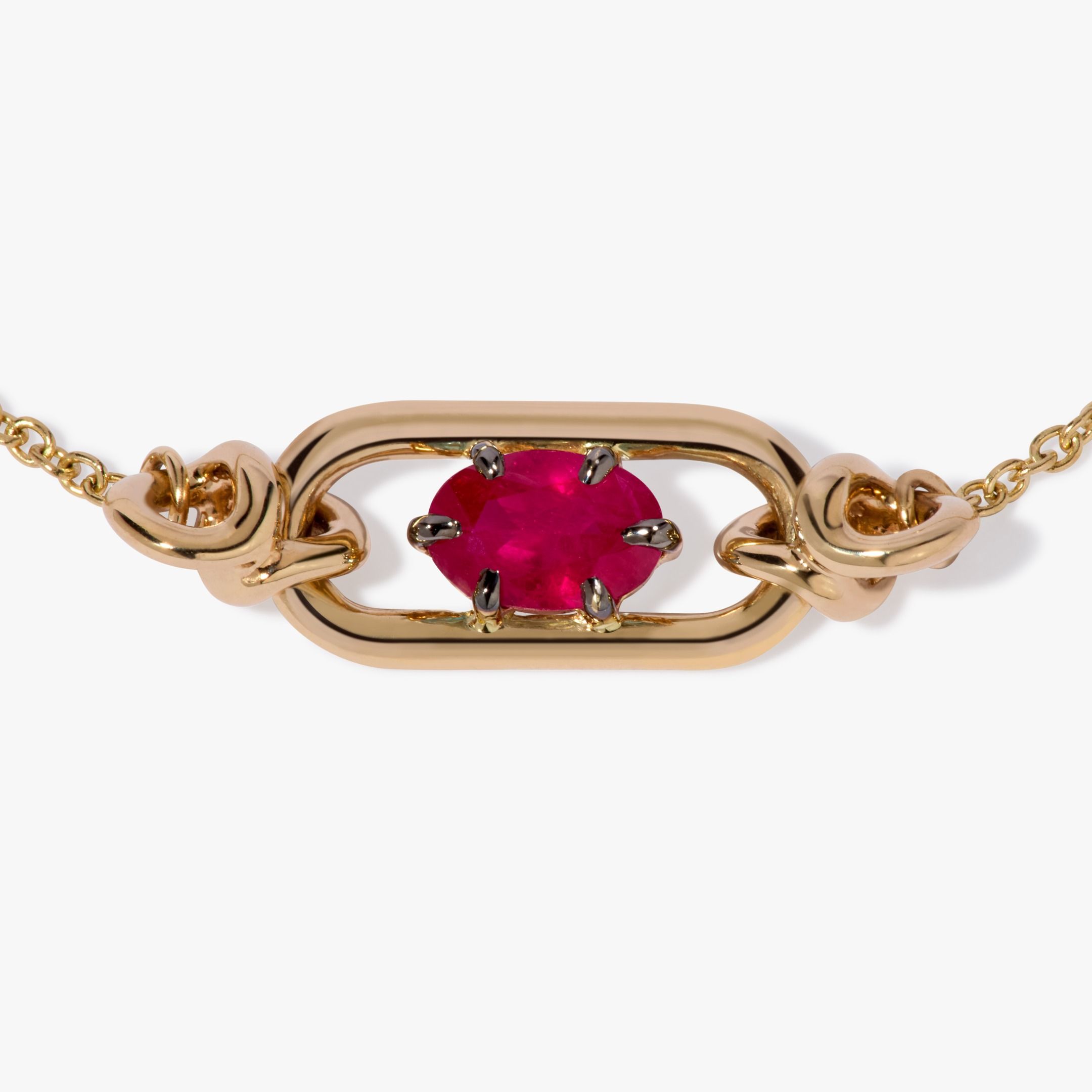 Ruby July Birthstone Bracelet 