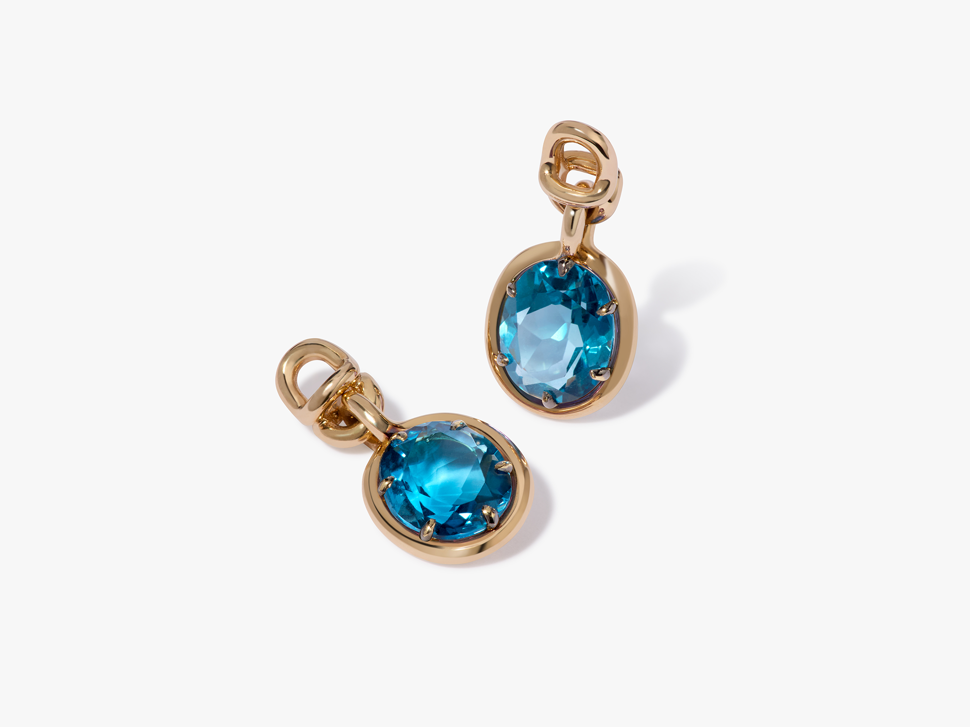 Blue Topaz Earring Drops